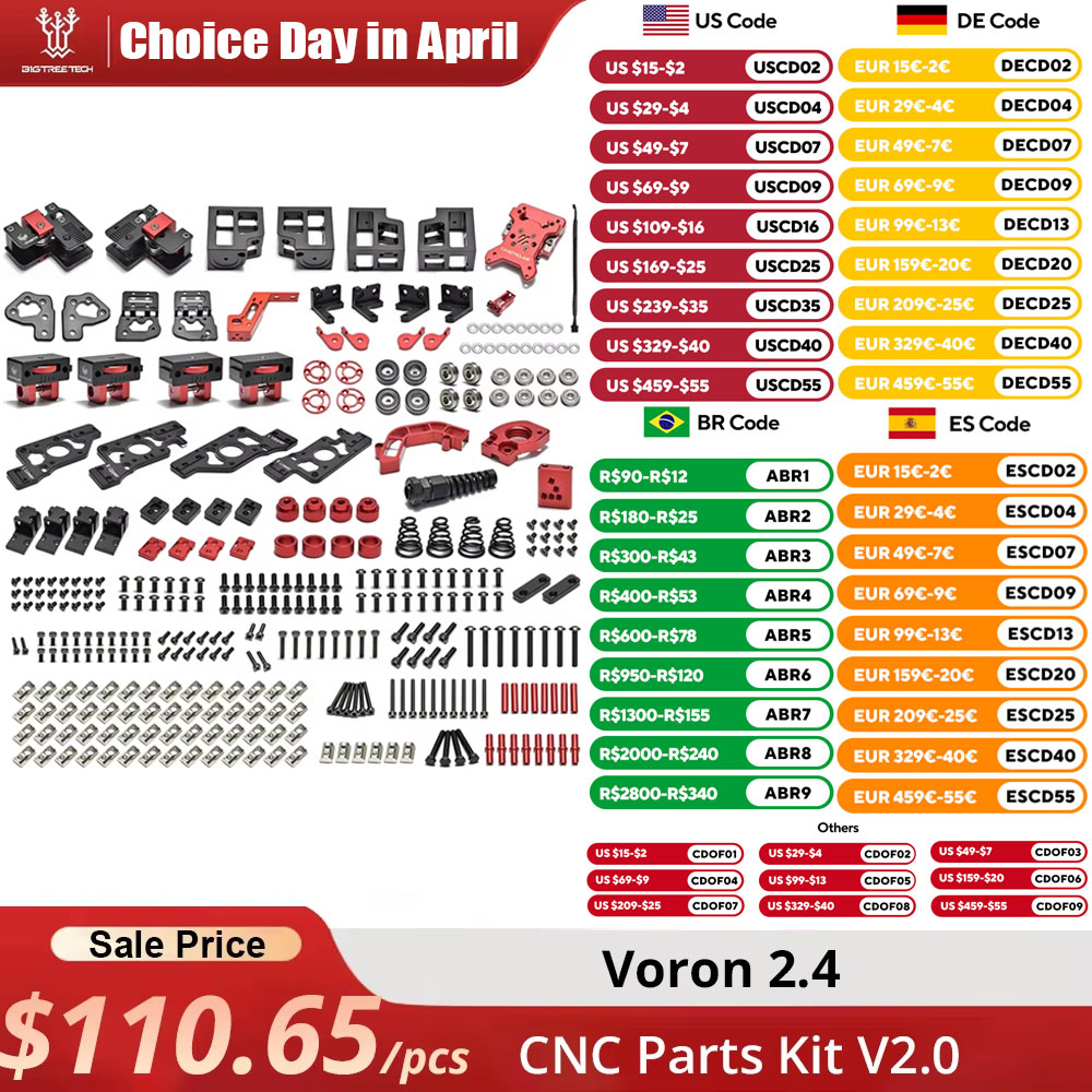 Voron Trident Full Kit - VORON 2.4 zestaw części CNC V2.0