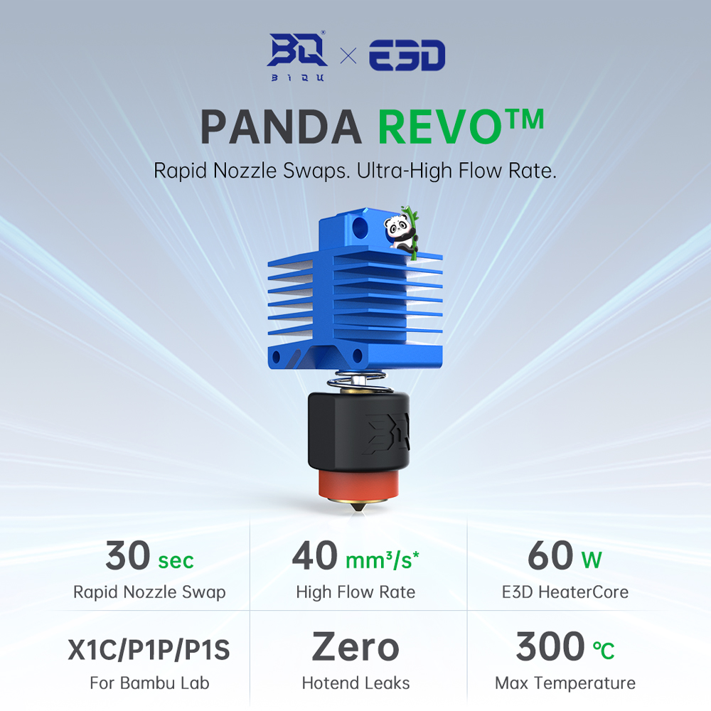BIGTREETECH Panda revo P1 X1 H – High Flow Ceramic Hotend recenzja i cena